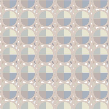 Geometrik şekilli kusursuz desen. vektör illüstrasyonu