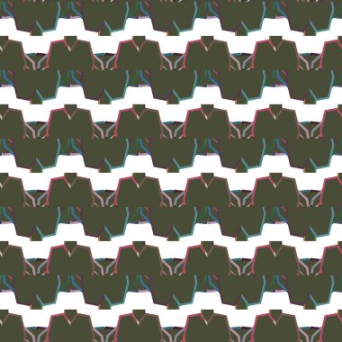 Geometrik şekilli kusursuz desen vektör çizimi