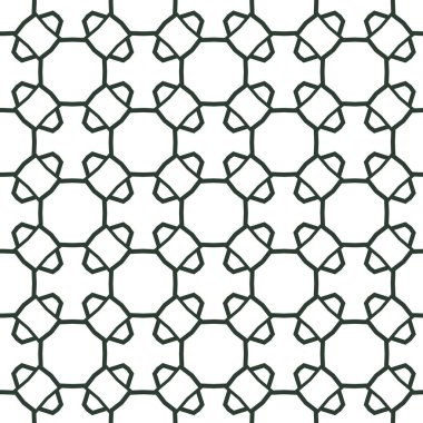 Geometrik şekilli kusursuz desen vektör çizimi