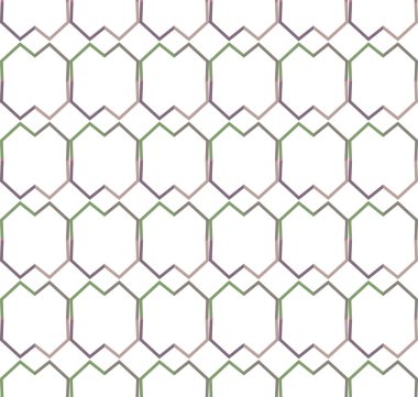 Geometrik şekilli kusursuz desen vektör çizimi