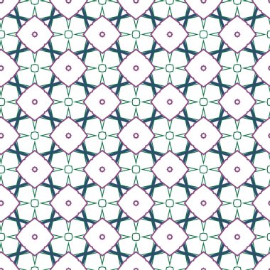 Geometrik şekilli kusursuz desen vektör çizimi