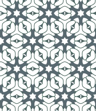 Geometrik şekilli kusursuz desen vektör çizimi