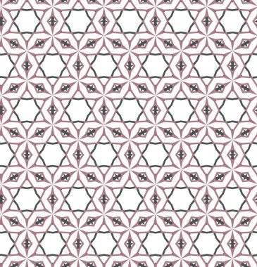 Geometrik şekilli kusursuz desen vektör çizimi