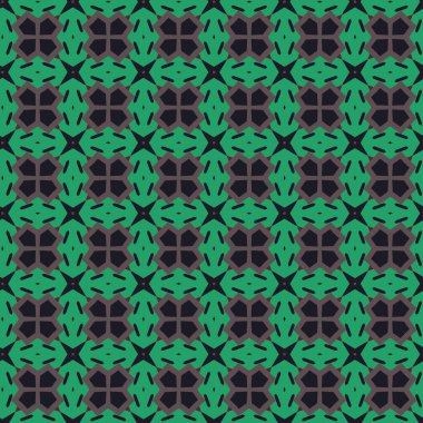 Geometrik şekilli kusursuz desen vektör çizimi