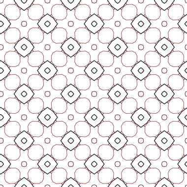 Geometrik şekilli kusursuz desen vektör çizimi
