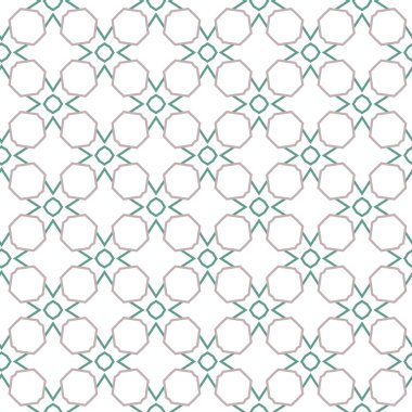 Geometrik şekilli kusursuz desen vektör çizimi
