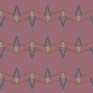 Geometrik şekilli kusursuz desen vektör çizimi