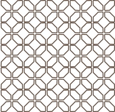 Geometrik şekilli kusursuz desen vektör çizimi