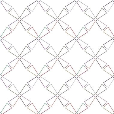 geometrik şekilli kusursuz desen
