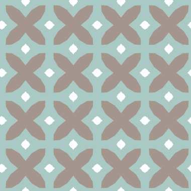 Geometrik şekilli kusursuz desen vektör çizimi