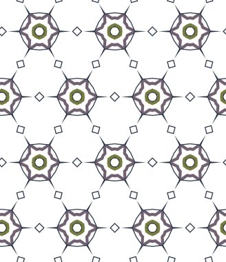 Geometrik şekilli kusursuz desen vektör çizimi