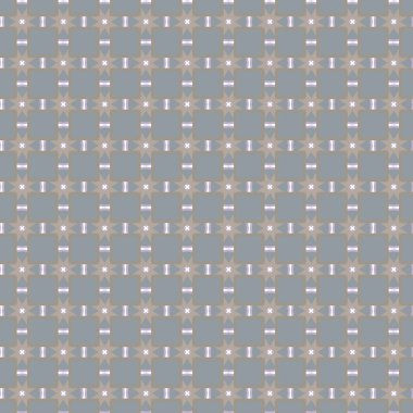 Geometrik şekilli kusursuz desen vektör çizimi