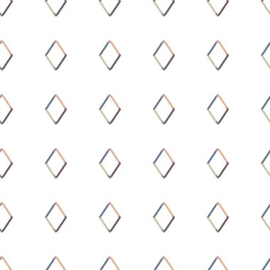 Geometrik şekilli kusursuz desen vektör çizimi