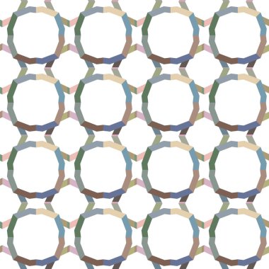 geometrik şekilli kusursuz desen