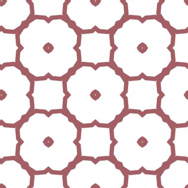 Geometrik şekilli kusursuz desen vektör çizimi