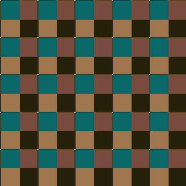 Geometrik şekilli kusursuz desen vektör çizimi