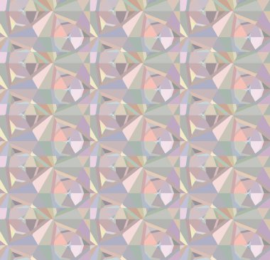 Geometrik şekilli kusursuz desen. vektör illüstrasyonu