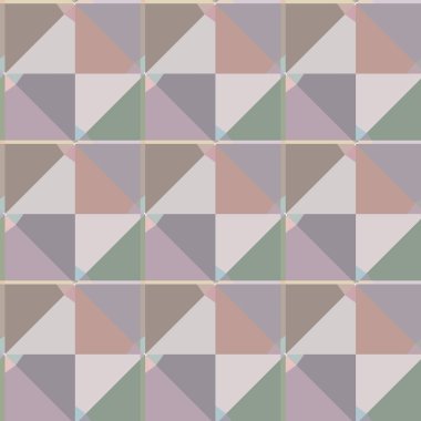 Geometrik şekilli kusursuz desen vektör çizimi