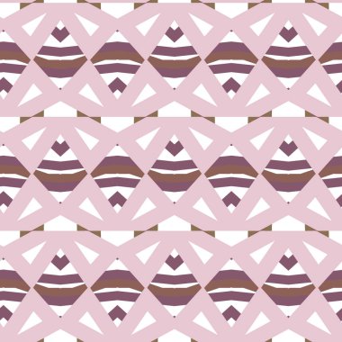 Geometrik şekilli kusursuz desen. vektör illüstrasyonu