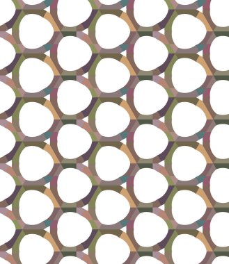 Geometrik şekilli kusursuz desen. vektör illüstrasyonu