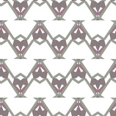 Geometrik şekilli kusursuz desen. vektör illüstrasyonu