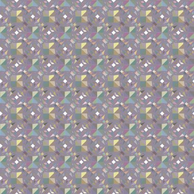 Geometrik şekilli kusursuz desen vektör çizimi