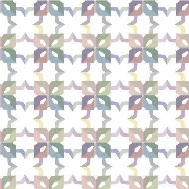 Geometrik şekilli kusursuz desen vektör çizimi