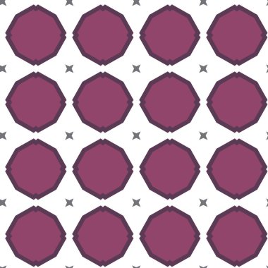 Geometrik şekilli kusursuz desen. vektör illüstrasyonu