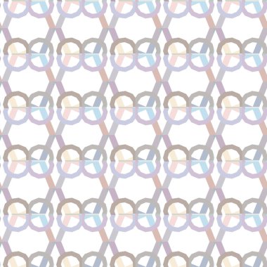 Geometrik şekilli kusursuz desen vektör çizimi