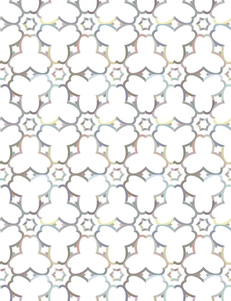 Nahtlose Muster Mit Geometrischen Formen Vektorillustration — Stockvektor