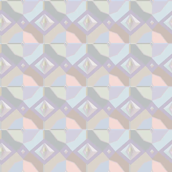 Motif Sans Couture Avec Des Formes Géométriques — Image vectorielle