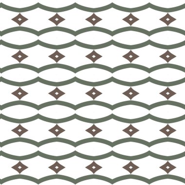 Geometrik şekilli kusursuz desen vektör çizimi