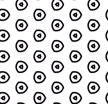 Geometrik şekilli kusursuz desen. vektör illüstrasyonu