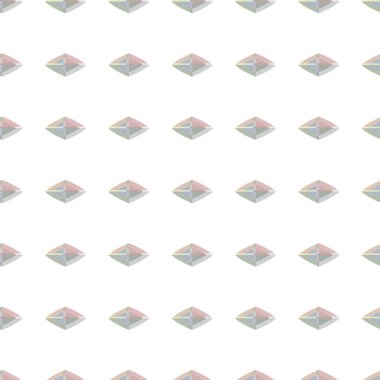 Geometrik şekilli kusursuz desen vektör çizimi