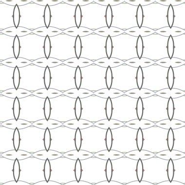 Geometrik şekilli kusursuz desen vektör çizimi
