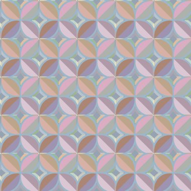 Geometrik şekilli kusursuz desen vektör çizimi