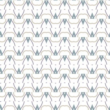 Geometrik şekilli kusursuz desen vektör çizimi