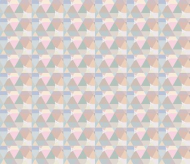 Geometrik şekilli kusursuz desen vektör çizimi