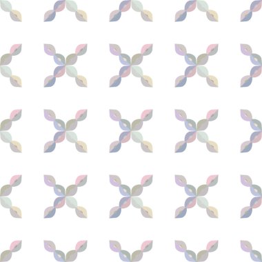 Geometrik şekilli kusursuz desen vektör çizimi