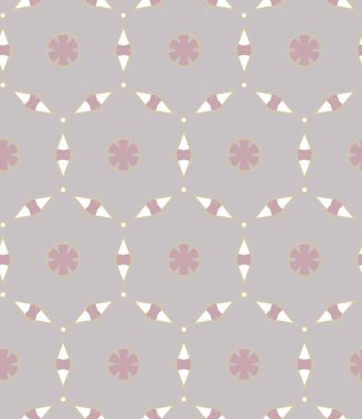 Geometrik şekilli kusursuz desen vektör çizimi