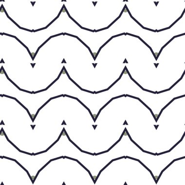Geometrik şekilli kusursuz desen vektör çizimi