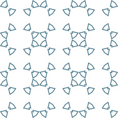 Geometrik şekilli kusursuz desen. vektör illüstrasyonu