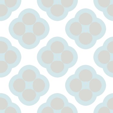 Geometrik şekilli kusursuz desen vektör çizimi