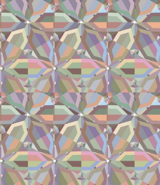 Geometrik şekilli kusursuz desen vektör çizimi