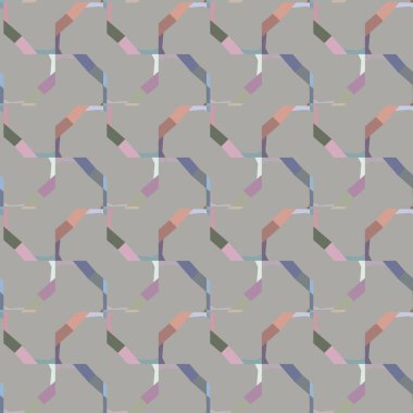 Geometrik şekilli kusursuz desen vektör çizimi