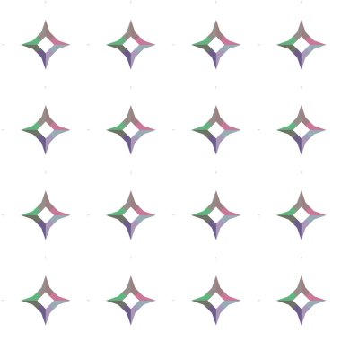 Geometrik şekilli kusursuz desen vektör çizimi