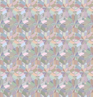 Geometrik şekilli kusursuz desen. vektör illüstrasyonu