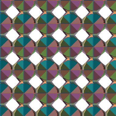 geometrik şekilli kusursuz desen