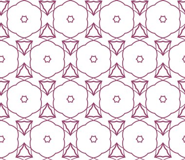 Geometrik şekilli kusursuz desen. vektör illüstrasyonu