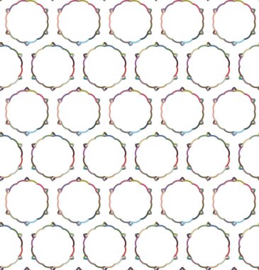 Geometrik şekilli kusursuz desen vektör çizimi